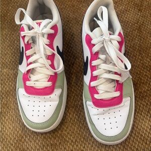 Nike Kids Sneakers - Pink, Green, White